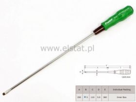 Wkrętak Proskit 9412A płaski 5x250
