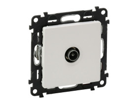 VALENA LIFE Gniazdo antenowe TV przelotowe białe 753161 LEGRAND