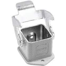 Harting 09 62 003 0301 Han&#xAE; EMC Size 3 A Base Housing Bulkhead Top Entry 1 Lever