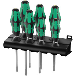 Wera 05223161001 367/7 7-Piece Kraftform Plus Torx HF Screwdriver Set