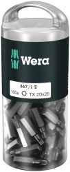 Zestaw końcówek do wkrętaka Torx l. elementów: 100 rozmiar: 25 mm Wera