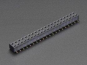 Adafruit SMT GPIO Header for Raspberry Pi HAT - 2x20 Short Female Header