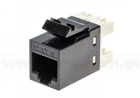 Gniazdo keystone, 8p8c (RJ-45), nieekranowane, kat. 6, typu Krone zaciskane z tyłu