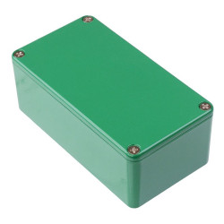 1590BSGR Hammond Green Die Cast Stomp Box Enclosure 112 x 60.5 x 42mm