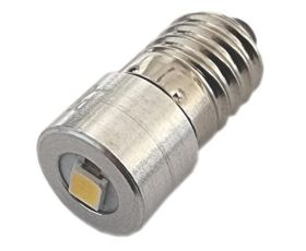LED E10 3V 1W BIALA