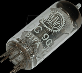 DC96 Electron tube, triode, miniature, 7-pin