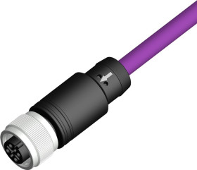 Kabel do siłownika/czujnika ze złączem Złącze M12 liczba rdzeni 4 długość 1m Rodzaj A Żeńskie