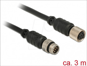 62973 M8 male &gt; M8 fem. wp. 3 m for M8 GNSS receiver