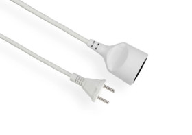 Przedłużacz ECONOMIC 1-gniazdo b/u 3m /H05VV-F 2x1/ EPS-13