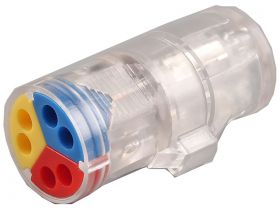 Rozdzielacz 3 torowy - szybkozłącze 3we/6wy