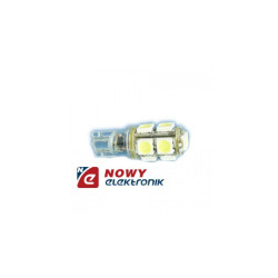 Dioda LED T10 9SMD 5050 W 12V W5W
