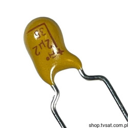 TAP225M035CRW Tantalum 2.2uF 35V 20% R=5.0mm R5.0 AVX