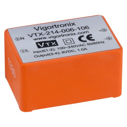 Vigortronix VTX-214-006-106 6W SMPS AC-DC Converter 6V Output