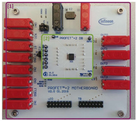 Płytka ewaluacyjna Infineon Zarządzanie zasilaniem Zestaw uruchomieniowy Moduły ADAS i AD, dystrybucja zasilania