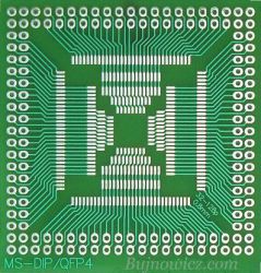 PĹytka uniwersalna DIP/QFP4