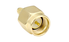 Złącze koncentryczne Montaż na płytce drukowanej Żeński typ złącza Złącze SMA 18GHz Połączenie zagniatane typ kabla