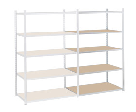 Moduł przedłużający, kolor Galwanizowany, 5-poziomowy, materiał: Galvanised Steel, 2000mm x 1500mm, 388mm, Manorga