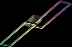 404124 Smart light, tint, Ciso ceiling light, black, RGBW