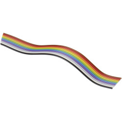 BKL 10120161 Ribbon Cable 1.27 mm Pitch Multi-colour Sold Per Metre