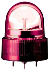 Lampa wirująca 130mm czerw. 24VAC-DC XVR12B04S