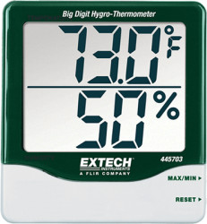 Extech moisture and temperature meter, 445703