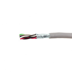 Kabel do transmisji danych 2 -parowy 0,35 mm² 4 -rdzeniowy Ekranowany 22 AWG AWG PVC 300 V Sterowanie