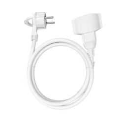 Przedłużacz domowy jednogniazd, 1x2P+Z (Schuko) 1,5m,kabel PVC H05VV-F 3x1,5mm2, 230VAC/16A,OR-AE-13194(GS)/1,5M