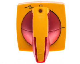 Napęd drzwiowy do P1 typu D/P żółto-czerwony z blokadą K1DR/P 1818030