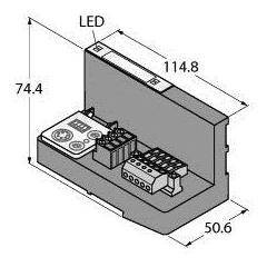 Rozdzielacz czujnik / element wykonawczy, aktywny Turck BL20-GWBR-DNET 6827168 1 szt.