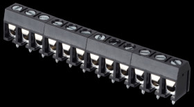 CTB5202/12 Lötbare Schraubklemme - 12-pol, RM 5 mm, 90°