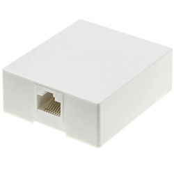 Gniazdo telefoniczne 1xRJ45 8P8C natynkowe