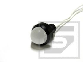 Lampka diodowa KLP-20/W 230VAC/DC typu LED 230V (klosz 20mm)/white