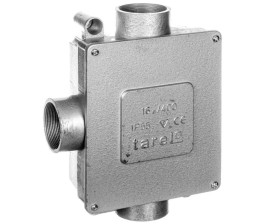 Puszka odgałęźna metalowa 5-torowa 16mm2 3 wejścia IP55 068-V