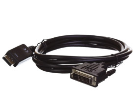 Kabel adapter DisplayPort 1.2 Typ DP/DVI-D(24+1), M/M czarny 2m