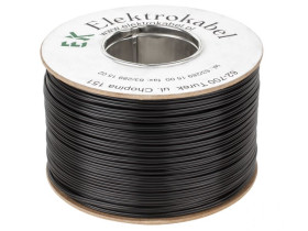 Kabel głośnikowy SMYp 2 x 0,5mm czarny 200m