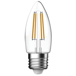 Energizer&#xAE; S12870 LED ES (E27) Candle Filament Non-Dim Bulb Warm White 470lm 4W