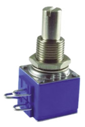 Potencjometr 500kΩ typ Obrotowy Bourns średnica wału 6 mm 0.25W długość wału 19mm Montaż panelowy