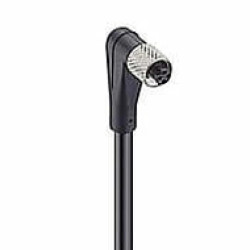 Złącze konfekcjonowane aktuator/sensor jednostronnie zakończone żeńskie kątowe złącze M5 RKDW 4-301/5 M