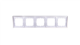 Kos66 Ramka Pięciokrotna Aluminium 664085