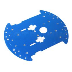 Podwozie aluminiowe 2WD do budowy robota