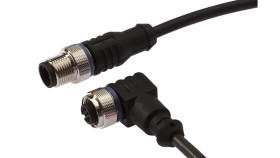 Złącze Do Samokonfekcjonowania M12 Kątowe Żeńskie M12 Proste Męskie 4-Pinowe...