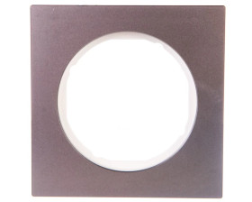 Berker R.3 Ramka 1-krotna stal szlachetna/biały 10112214