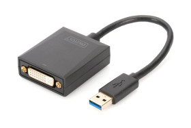 Adapter graficzny DVI 1080p FHD na USB 3.0, aluminiowy DA-70842