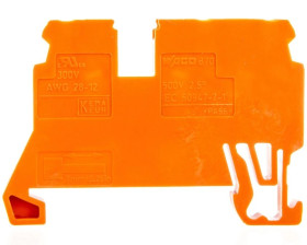 Złączka 3-przewodowa 2,5mm2 pomarańczowa 870-682