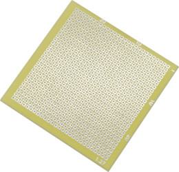 Circuit board, 39.8 x 38.2 mm, pitch 1.27 mm, single sided, FR4 epoxy, Cu 35 µm, BYB-3-11H6001