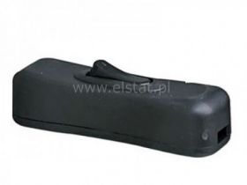 Przełącznik czarny przelotowy 1A 250V PK304