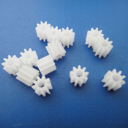 1009A 9-Teeth 1.9mn Hole M0.5 Gears - Fit Class 130 Motors - 10 pcs