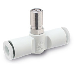 Regulator przepływu SMC Gwintowany Regulator prędkości AS200