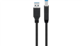 Kabel Usb 3.0 Superspeed, Czarny - Długość Kabla 5 M