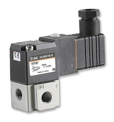 Pneumatyczne zawory elektromagnetyczne SMC G 1/4 24V dc 3/2 portowy 1/4in